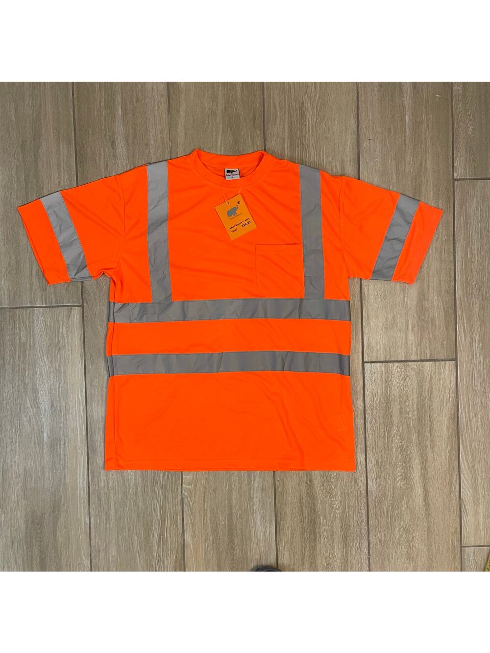 Golden Elephant Safety Shirt Mens XL ANSI 107 Class 3 Reflective NWT
